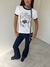 Remera The Stones. Blanca en internet