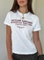 Remera Flamé Skyline Blanca Segunda seleccion, falla minina en parte de adelante