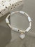 Pulsera Funny Corazon Blanca - Feria Bajo Costo