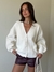 Cardigan Tejido Calidad Premium Crema en internet