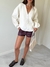 Cardigan Tejido Calidad Premium Crema - Feria Bajo Costo