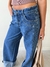 Jean WideLeg Butterfly Blue - Feria Bajo Costo