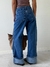 Jean WideLeg Butterfly Blue - tienda online