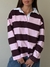 Chomba Rayada Charm Bordo & Rosa - comprar online