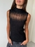 Top Tejido Moon Love Negro - tienda online