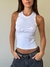 Musculosa Morley Larga Tachitas Remachadas Blanca - comprar online