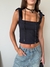 Top Moños Lindos Negro