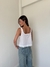 Top Camisero Alitas Blanco - comprar online