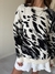 Sweater Tejido Dalmata "Manchita" Natural & Negro - comprar online