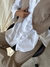 Camisa Oversized New Aura Poplin Premium Blanca