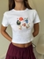 Baby Tee Japan Style Blanca en internet