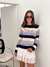 Sweater Tejido Jazmin Rayado Lavanda