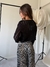 Sweater Tejido Trashhh Negro - Feria Bajo Costo