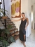 Vestido Bauhaus Saten Negro - Feria Bajo Costo