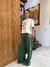 Pantalon Palazzo "Sporty Vibes" Verde - Feria Bajo Costo