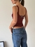 Top Microtul Arandela Megan Bordo - Feria Bajo Costo
