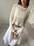 Sweater Tejido de Algodón Little Ginger Crema - comprar online