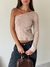 Sweater Una Manga "Ochitos" Soph Crema - tienda online