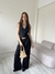 Pantalon Sastrero Wide Leg "So Sweet" Negro - tienda online