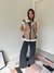 Chaleco Oversized Justi Camel - tienda online