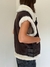 Chaleco Oversized Justi Chocolate - Feria Bajo Costo