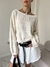 Sweater Tejido de Algodón Melita Chic Crema - tienda online