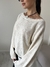 Sweater Tejido de Algodón Melita Chic Crema - comprar online