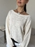 Sweater Tejido de Algodón Melita Chic Crema en internet