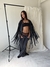 Poncho Suggar Mami / Limited Edition Negro en internet
