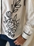 Camisa Bordada Ricuritaaaa Off White - tienda online