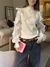 Imagen de Sweater Manga Organza Indigo. Crema