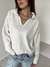 Imagen de Sweater Tejido de Algodón Zazu Crema