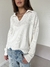 Sweater Tejido de Algodón Zazu Crema - comprar online