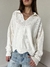 Sweater Tejido de Algodón Zazu Crema