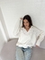 Sweater Tejido de Algodón Zazu Crema - Feria Bajo Costo