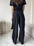 Pantalon Sastrero Wide Leg "So Sweet" Negro - tienda online