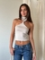 Top Cuello Gibraltar Crema - tienda online