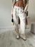 Pantalon Mini Pocket Crema - Feria Bajo Costo