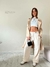 Pantalon Mini Pocket Crema en internet