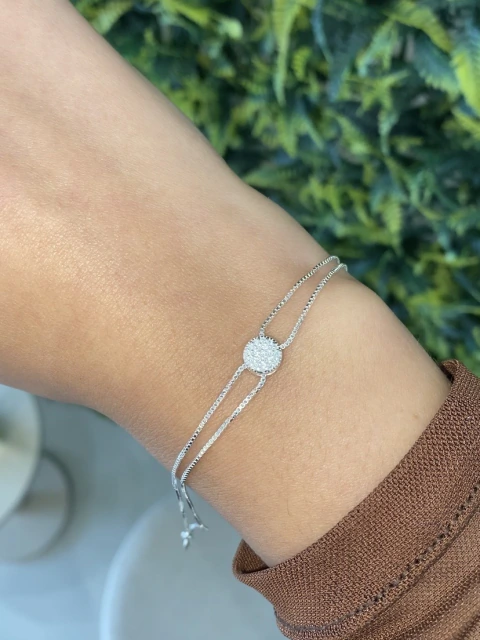 Pulseira Circle Cravejada