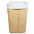 Cesto Organizador Multiuso Dobrável em Bambu com Tampa - 57x35cm - comprar online