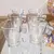 Conjunto com 6 Xícaras de Café em Vidro Transparente - 80 ml