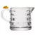 Leiteira Little Bee em Cristal Transparente da Lyor - 300ml - Ella Domus