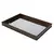 Bandeja Retangular Decorativa Espelhada de Madeira Coquinho - 34x20cm - comprar online