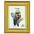 Porta-Retrato Decorativo Dourado em Plástico – 15x20cm na internet