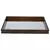 Bandeja Retangular Decorativa Espelhada de Madeira Coquinho - 34x20cm na internet