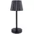 Luminária de Mesa de LED com 3 Tons de Luz Touch em Plástico Preto da Lyor com Cabo USB - 26x10,5cm