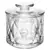 Manteigueira Francesa de Vidro Diamond da Lyor - 9,5x9cm
