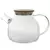 Chaleira de Vidro Borossilicato com Design Canelado e Tampa de Bambu - 1 Litro - comprar online