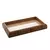 Bandeja Decorativa Retangular em Bambu com Sisal Natural e Vidro da Wolff - 30x17cm na internet